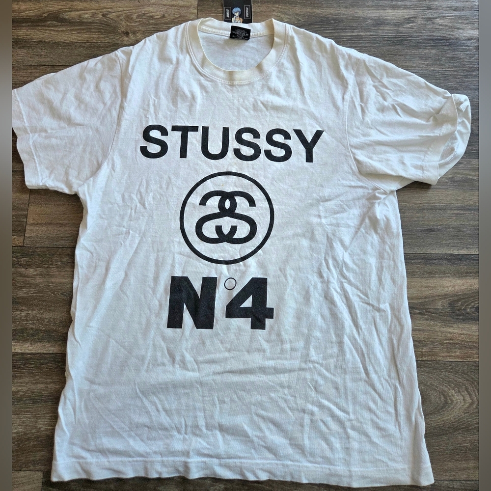Stussy No.4 Double SS Link No.4 Pigment Dyed T Shirt Large